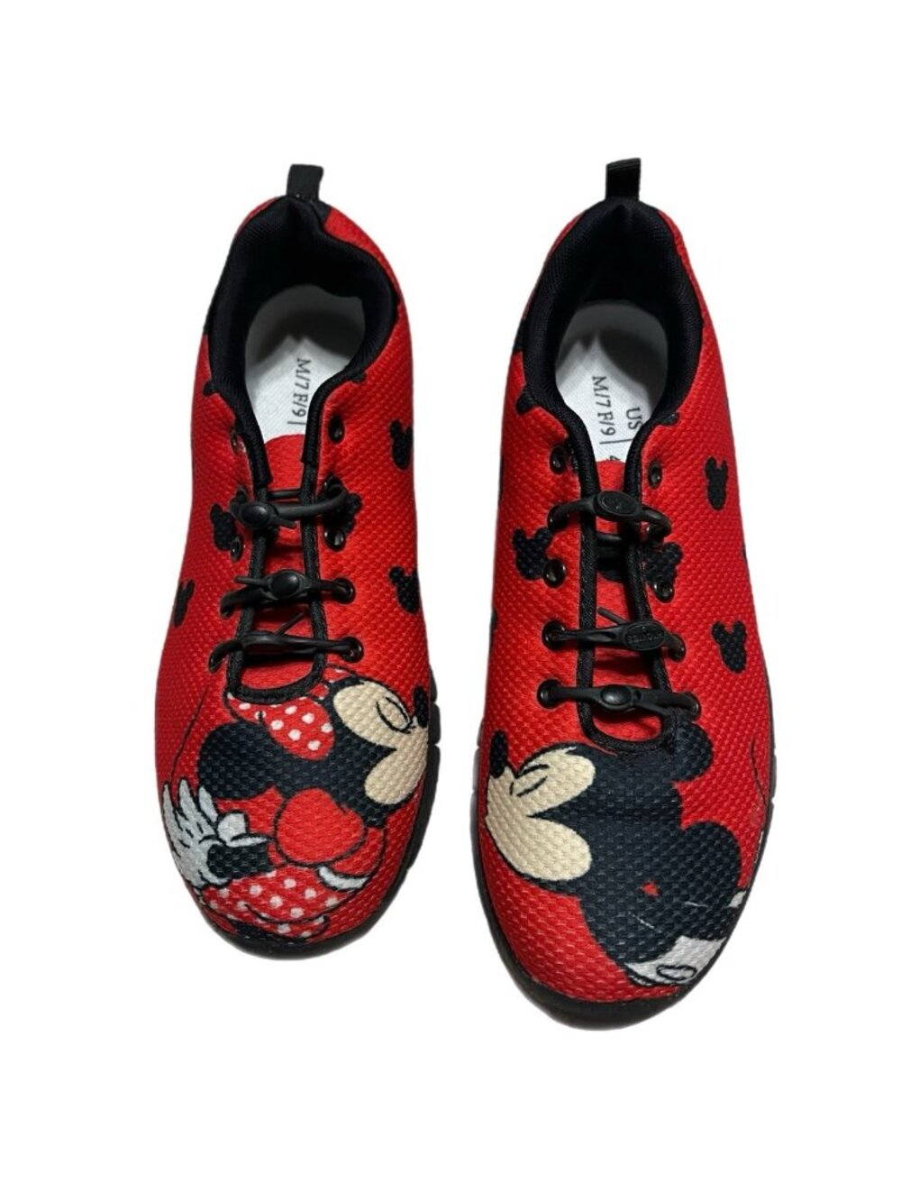 Red Mickey Mouse Sneakers size 9 women’s